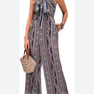 Cupshe Multicolor paisley wide leg Patterned Jumpsuit